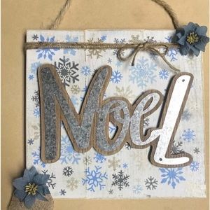 Handcrafted Pallet Art Noel Christmas Farmhouse Sign Wood